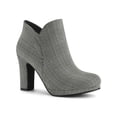 thumbnail image 1 of Unique Bargains Women's Round Toe Chunky Heels Ankle Heel Boots, 1 of 8