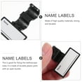 thumbnail image 2 of KAKOWELY 1 Set 12pcs Stethoscope Name Cards Practical Name Tags ID Labels (Balck),1.57X"X1.38"X0.59", 2 of 5