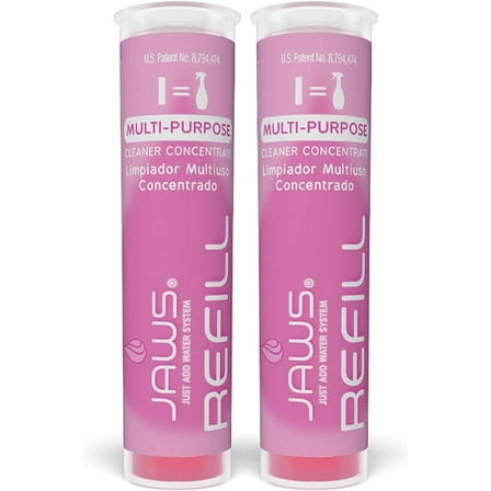 JAWS Multi-Purpose Cleaner Refill Pack. Includes 2 Refill Pods. Refillable Cleaning Supplies.