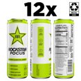 thumbnail image 3 of Rockstar Focus Zero Sugar Energy Drink, Lemon Lime Flavor, Lion’s Mane, Energy & Mental Boost, 12 oz 12 Pack Cans, 3 of 7