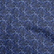 oneOone Polyester Lycra Blue Fabric Texture Sewing Material Print Fabric By The Yard 56 Inch Wide