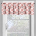thumbnail image 2 of Ambesonne Fruit Valance Pack of 2, Sliced Lychee Pop Art Motif, 54"X12", Blush Pale Eggshell, 2 of 5