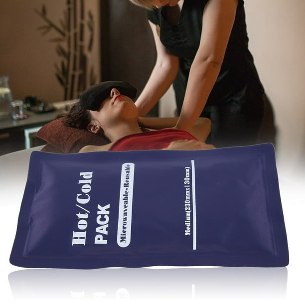 Bolsa de fisioterapia para bolsas de frío y en caliente Bolsa de hielo Gel flexible Bolsa de hielo Ideal para la espalda la cintura el hombro el cuello el tobillo la rodilla ANGGREK Otros