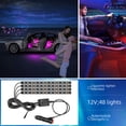 thumbnail image 3 of Luz de ambiente LED para automóvil, luz de control por voz para automóvil, luz de ambiente para automóvil, suministros de modificación de molduras interiores, luz de ambiente para suela de automóvil, 3 of 5