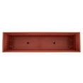 thumbnail image 5 of HC Companies 30 Inch Fluted Plastic Venetian Garden Flower Window Box, Clay, 5 of 9