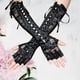 thumbnail image 1 of Guantes de Encaje Hugo Largos para Mujer Negro, 1 of 10