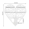 thumbnail image 2 of Wall-Mounted 4-Tier Heart-Shaped Nail Polish Rack - Stylish Nail Polish Holder for Salon & Home Use - Space-Saving Organizer for Nail Art Accessories, 2 of 15