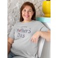 thumbnail image 2 of Mother's Day Happy Shaped T-Shirt Women -Image by Shutterstock, Female 3X-Large, 2 of 4
