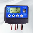 thumbnail image 3 of EeaseCA Contrôleur Solaire à Double Prise d'Alimentation USB 12V/24V 20A pour Jardin, Terrain, Extérieur, Éclairage de Rue, 3 of 7