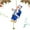 Blue*1PCS, variant on Santa Claus Musical Climbing Rope, 2026 Electric Climbing Santa on Rope, Hanging Climbing Santa on Rope with Funny Musical, Climbs Up and Down, for Christmas Tree Fireplace Home Decor