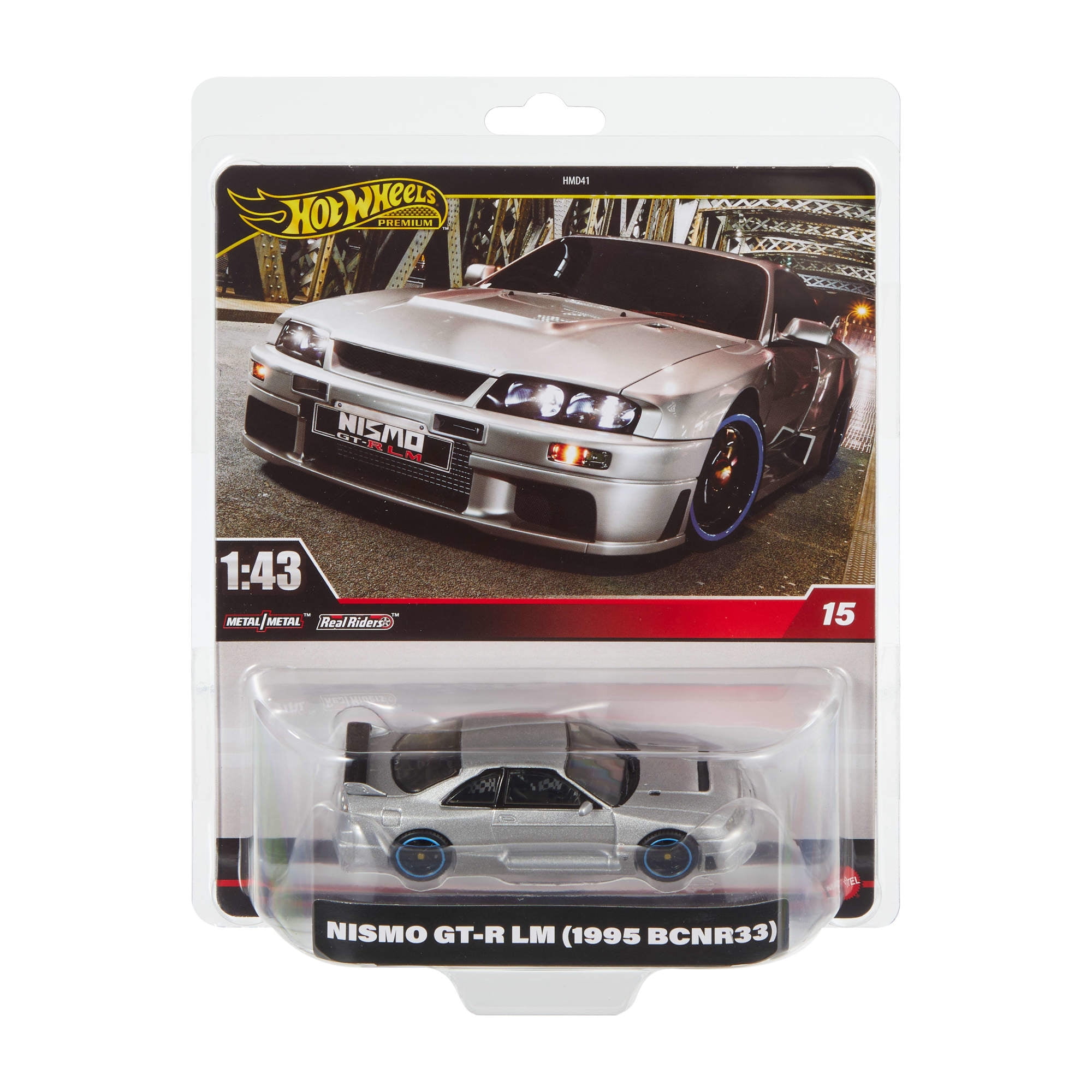 ホットウィール Nissan Skyline GT-R nismo Hot Wheels Nissan Skyline GT-R (BNR34) V•spec II Nur With