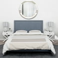 thumbnail image 2 of Designart 'Painted Weaving I Neutral on White Sq' Geometric Duvet Cover Set, 2 of 4