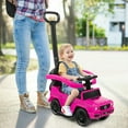 thumbnail image 5 of Kepooman Kids Toddler Trolley, Kids Electric Car, 3-In-1 Kids Ride on Mercedes Benz G350 Push Car with Canopy,Pink, 5 of 11