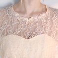 thumbnail image 4 of XIAOCHA Women's Lace Scallop Shrug Short Sleeve Cropped Shrugs Oktoberfest Party Capelet Bolero, 4 of 5