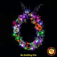 thumbnail image 2 of LED Light Kit Compatible with Lego Halloween Wreath, Decorative Lighting Compatible with Lego 40825 (Excluding Model), 2 of 6