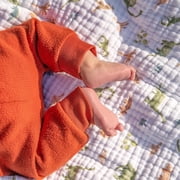 aden + anais essentials cotton muslin blanket, Blue, Dino Jungle, Infant, Boys