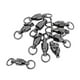 thumbnail image 4 of 30 Piezas Giratorias de Rodamiento de Bolas Herramienta de Pesca de Cobre Giratoria Resistente Negro 4 # Soledad Rodamientos giratorios de bolas, 4 of 7