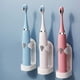thumbnail image 3 of Paquete de 3 soportes para cepillos de dientes eléctricos, estante para pasta dental para ducha de baño, soporte organizador para cepillos de dientes colgante adhesivo montado en la pared, 3 of 8