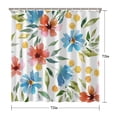 thumbnail image 5 of Waterproof Spring Farmhouse Garden Shower Curtain 72x72 Inch Boho Style Polyester Unique Shower Curtain for Bathroom Hotel Home Decor with 12 Plastic Hooks, 5 of 5