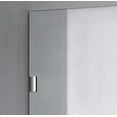 thumbnail image 3 of Genius Frameless Shower Door plus W57' - 61'' * H76'' side panel in Chrome premium hardware finish, low iron tempered glass included(58''), 3 of 6