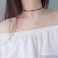 thumbnail image 4 of Collar de estrella delicado, creativo, cadena de clavícula sencilla, cadena de cuello de moda para mujer y niña (plata), 4 of 7