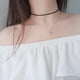 thumbnail image 4 of Collar de estrella delicado, creativo, cadena de clavícula sencilla, cadena de cuello de moda para mujer y niña (plata), 4 of 7