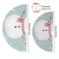 thumbnail image 3 of Merry Christmas Snowman Gifts Christmas Tree Skirt 48 Inch Winter Xmas Tree Mat for Home Party Holiday Decorations, 3 of 5