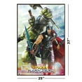 thumbnail image 3 of Thor 3: Ragnarok - Framed Marvel Movie Poster (Gladiators - Thor & The Hulk) (Size: 25" X 37") (Antique Copper / Gold Aluminum Frame), 3 of 6