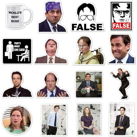 the office sticker pack of 50 stickers the office stickers for laptops dunder mifflin stickers the office laptop stickers funny stickers for laptops computers hydro flasks the office walmart canada