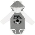 thumbnail image 3 of Inktastic I Have a Fuzzy Daddy Beard Boys or Girls Long Sleeve Baby Bodysuit, 3 of 5