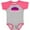 Heather and Hot Pink, variant on Inktastic Halloween Bat for Girls Girls Baby Bodysuit