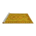 thumbnail image 2 of Ahgly Company Machine Washable Indoor Rectangle Persian Yellow Traditional Area Rugs, 2' x 3', 2 of 4