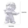 thumbnail image 6 of Desktop Decor,Baby Angel Resin Cherub Statue Garden Miniature Statue Cute Angel Sculpture Memorial Statue Gold White Cherub Sculpture, 6 of 8