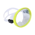 thumbnail image 1 of Máscara de buceo de una sola lente, gafas de natación antivaho, máscara de snorkel para apnea Amarillo, 1 of 9