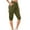 Army Green, variant on Cargo Shorts for Women Summer 5 Inch Length Tapered Leg Drawstring with Pockets Casual Sports Daily Bottoms