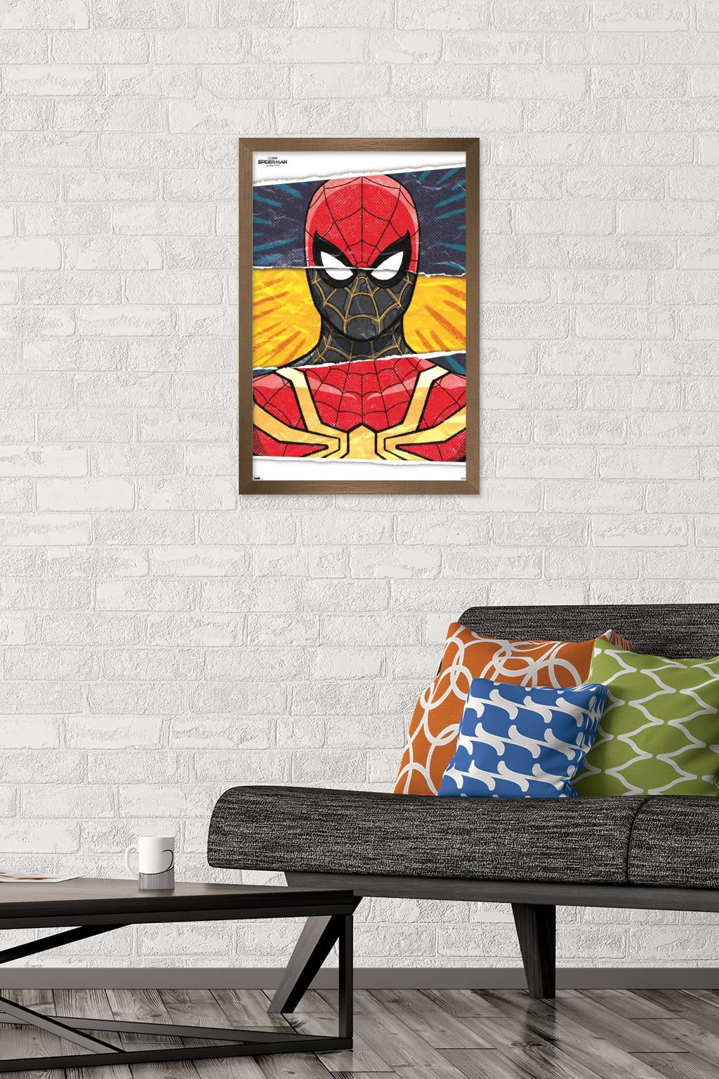 Marvel Spider-Man: No Way Home - Costume Trio 16.5" x 24.25" Framed Poster, by Trends International