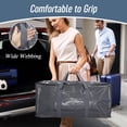 thumbnail image 5 of 12 Pack Extra Heavy Duty Large Moving Bags with Strong Zipper & Comfortable Handles, Sturdy & Durable Clothes Storage Bags Totes Bins, Packing Moving Boxes for College Supplies, Gray, 5 of 5