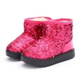 thumbnail image 2 of ZACPNCV Toddler Girl Snow Boots Winter Warm Outdoor Boots Hot Pink, 2 of 4