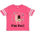 thumbnail image 3 of Inktastic 2nd Birthday Llama for Girl Girls Toddler T-Shirt, 3 of 5