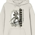 thumbnail image 2 of G.I. Joe Baroness Adult Sand Long Sleeve Hooded Sweatshirt-Small, 2 of 3