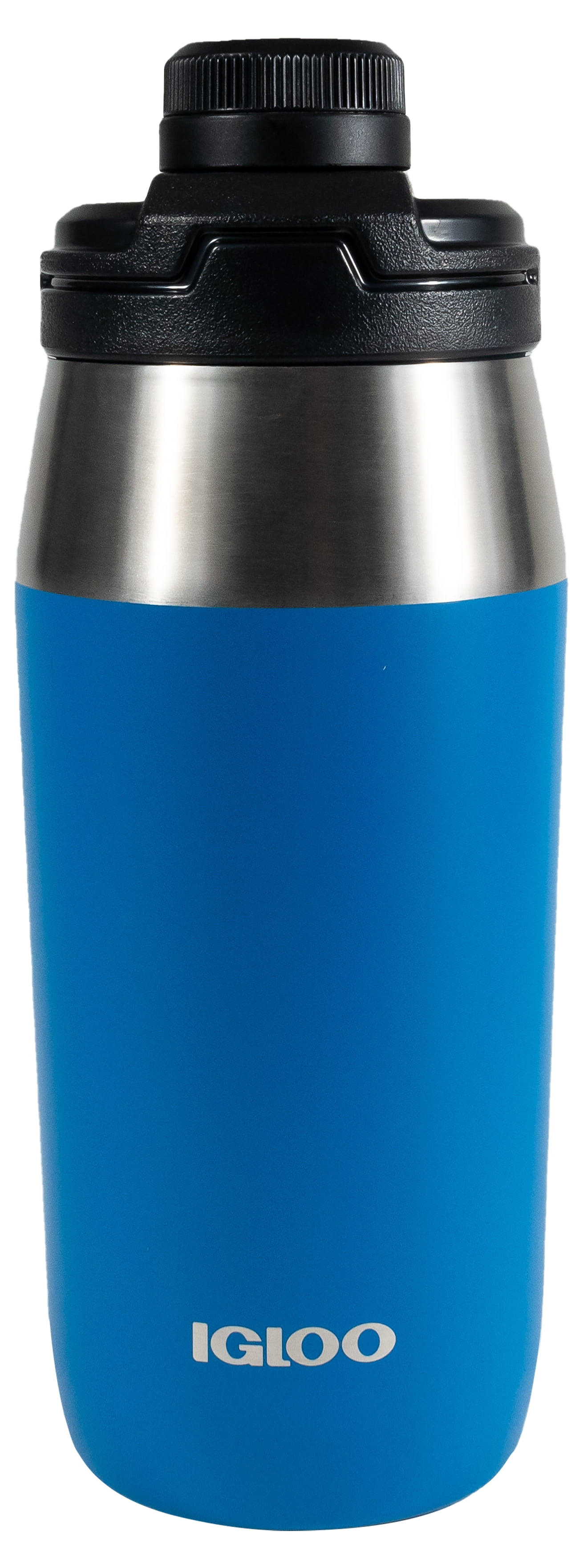 Igloo 22oz Stainless Steel Camp Bottle Ridgeline Cap Blue Solid