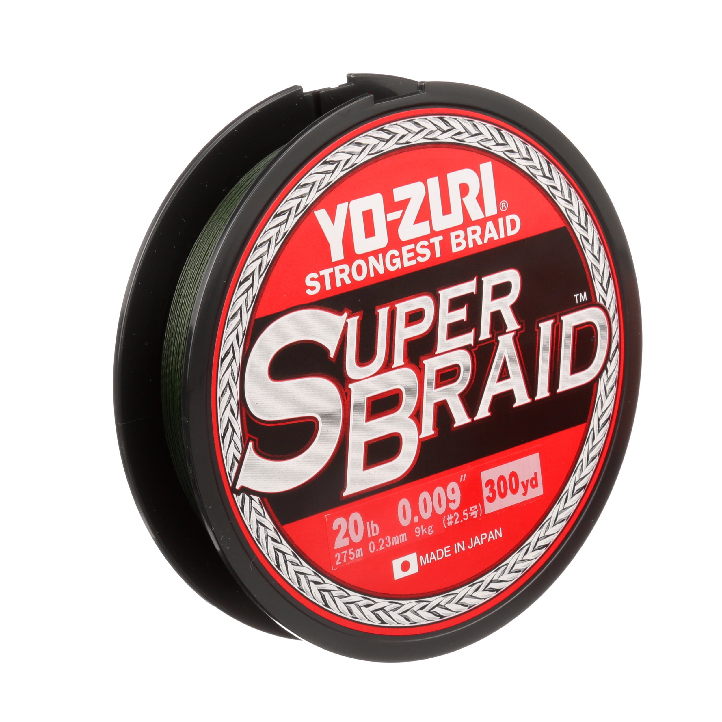 Yo-Zuri Super Braid 300 yard Spool Dark Green 20LB