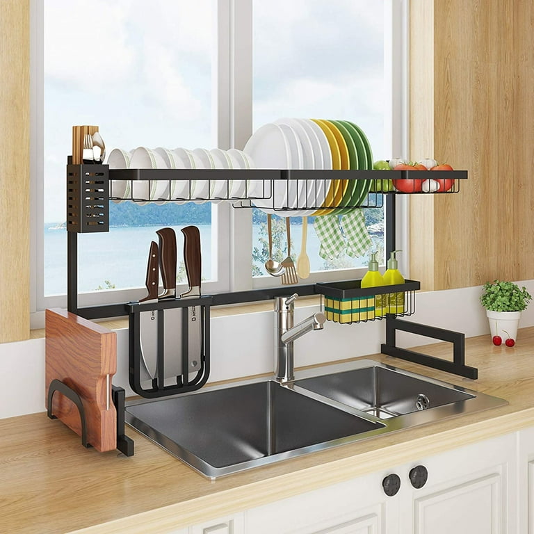 Sink Shelf Wood Kitchen Shelf Kitchen Organizer Over Sink Shelf