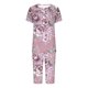 thumbnail image 3 of Sexy Pijama Conjunto para las Mujeres Cuello Redondo Blusa de Manga Corta Y Pantalones, Traje de Moda Casual para el Hogar Y Diario, 3 of 4