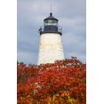 thumbnail image 2 of Gulin, Sylvia 23x32 White Modern Wood Framed Museum Art Print Titled - USA-New England-Maine-Dyce Head Lighthouse, 2 of 4