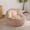 Beige, variant on Oufan Oversized Bean Bag Chairs, Faux Fur Large Chair with Low Back, Stuffed Bean Bag Sofa For Living Room, Bedroom, Dorms, No Assembly Required