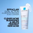 thumbnail image 4 of Jabón facial La Roche-Posay Effaclar Dual Acne 200 ml con peróxido de benzoilo al 4%, 4 of 9