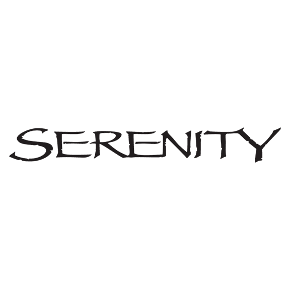 Serenity Logo | 7.5-Inches By 1-Inch | Black Vinyl