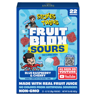 3 pack) FruitBlox Ninja Kidz Tropical Fruit Snacks, 22 Count