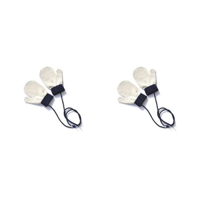 Manoplas para niños Sonducket 1 par de manoplas para mantener el calor Azul marino+Gris claro CBP353473